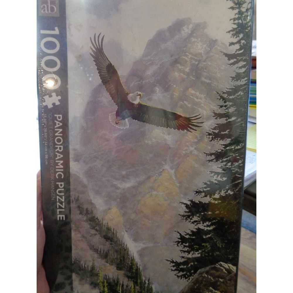 1000 Piece Panoramic Jigsaw Puzzle QUIET GRANDEUR Eagle Mountain
